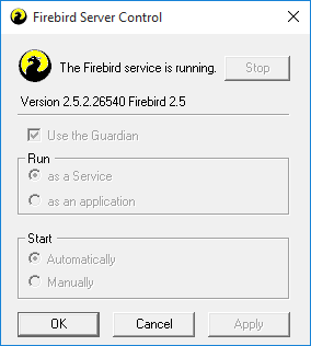 Firebird Server Control